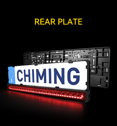 REAR number plate led light bar